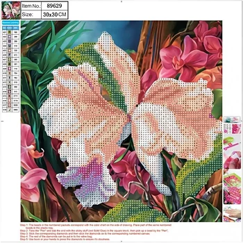 Diamond painting -Blommor