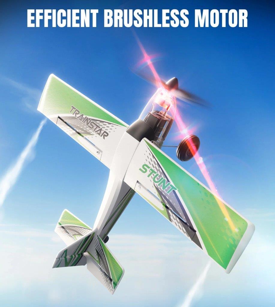 VolantexRC Trainstar Stunt Gyro Borstlös 500mm RTF Grön - 9
