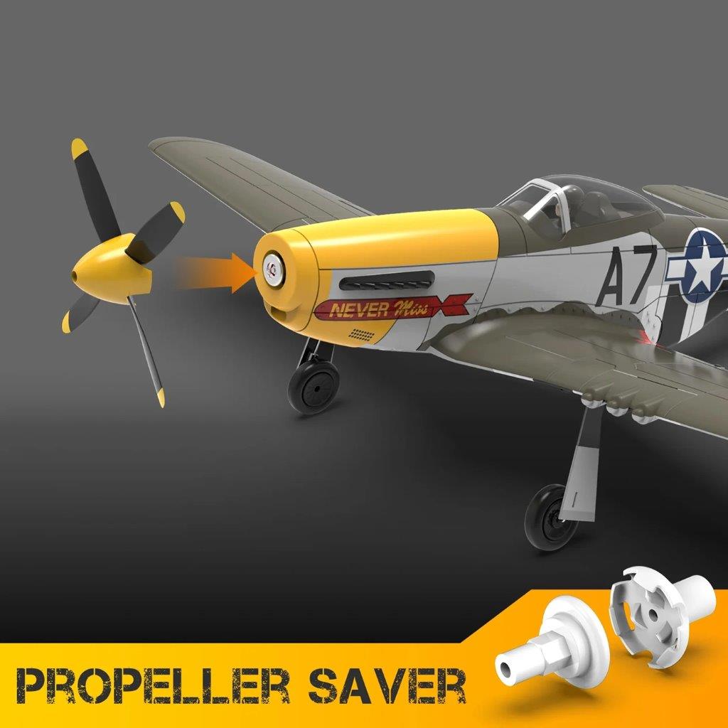 VolantexRC P51D Mustang Borstlös 500mm RTF - 8