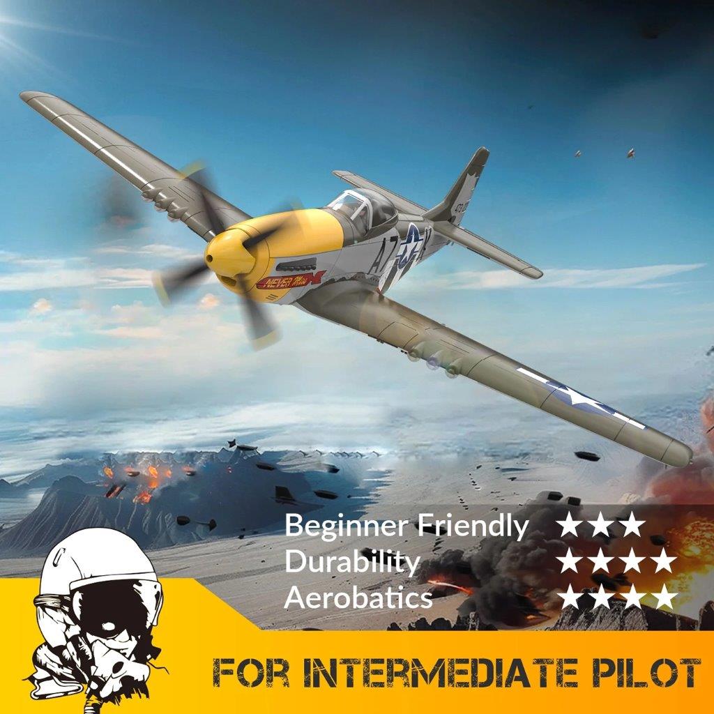 VolantexRC P51D Mustang Borstlös 500mm RTF - 3