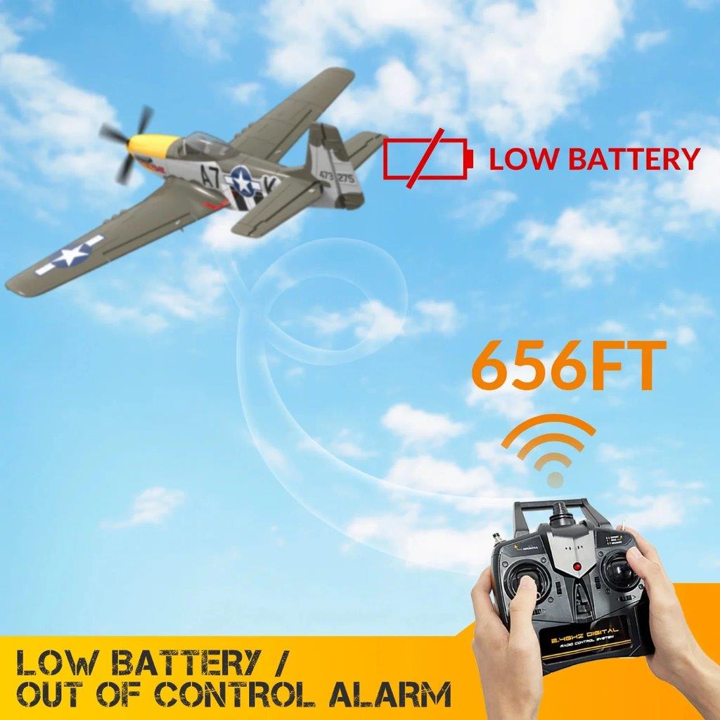 VolantexRC P51D Mustang Borstlös 500mm RTF - 9