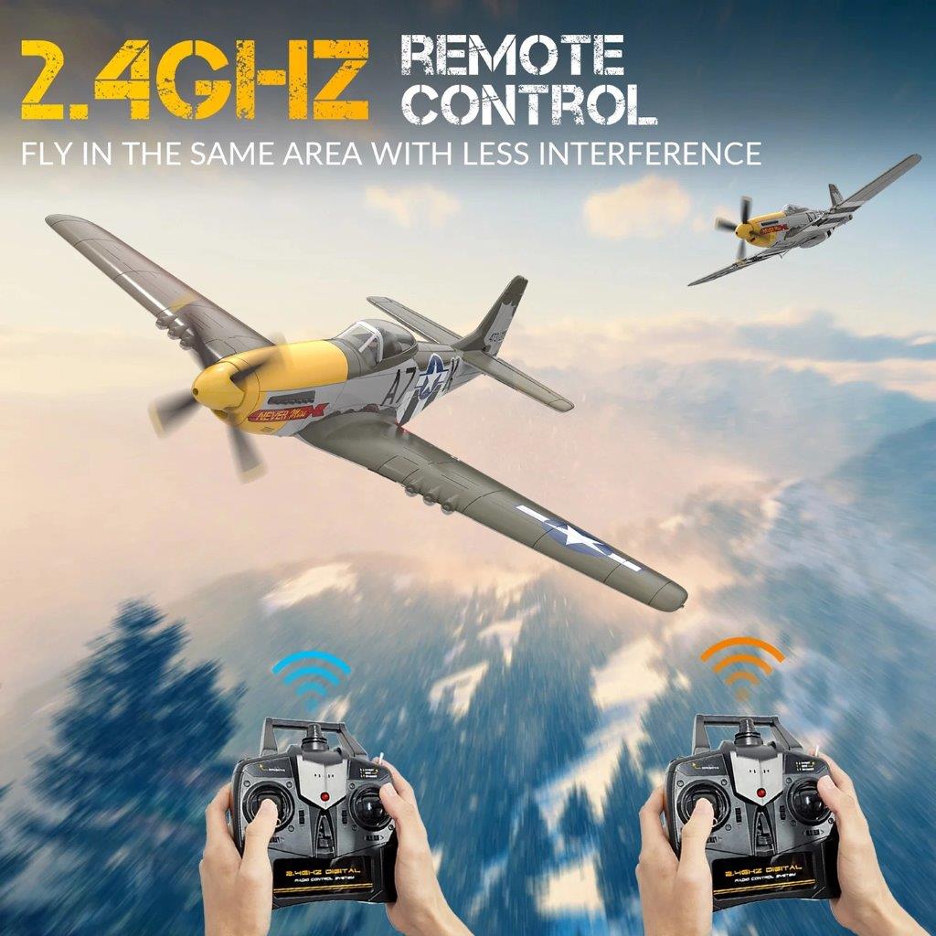 VolantexRC P51D Mustang Borstlös 500mm RTF - 7