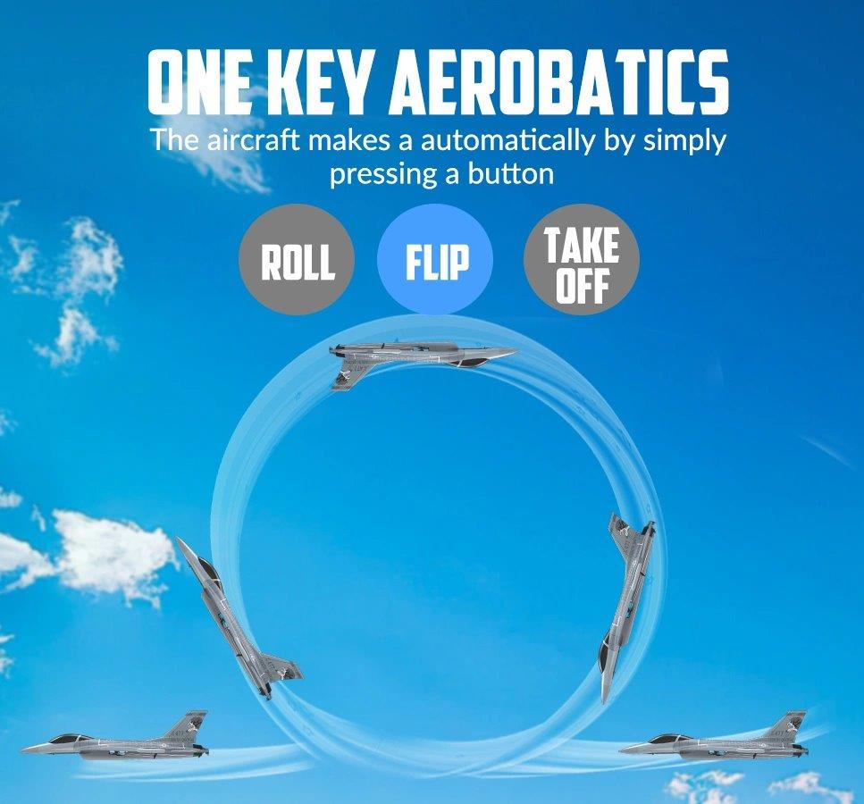 VolantexRC F16 Fighting Falcon Gyro 4-Kanals 340mm RTF - 12