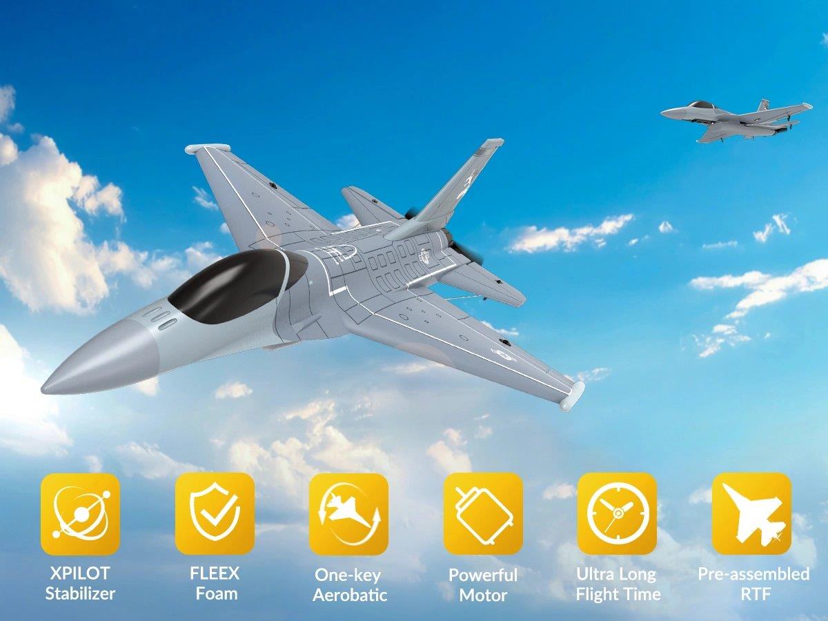 VolantexRC F16 Fighting Falcon Gyro 4-Kanals 340mm RTF - 7