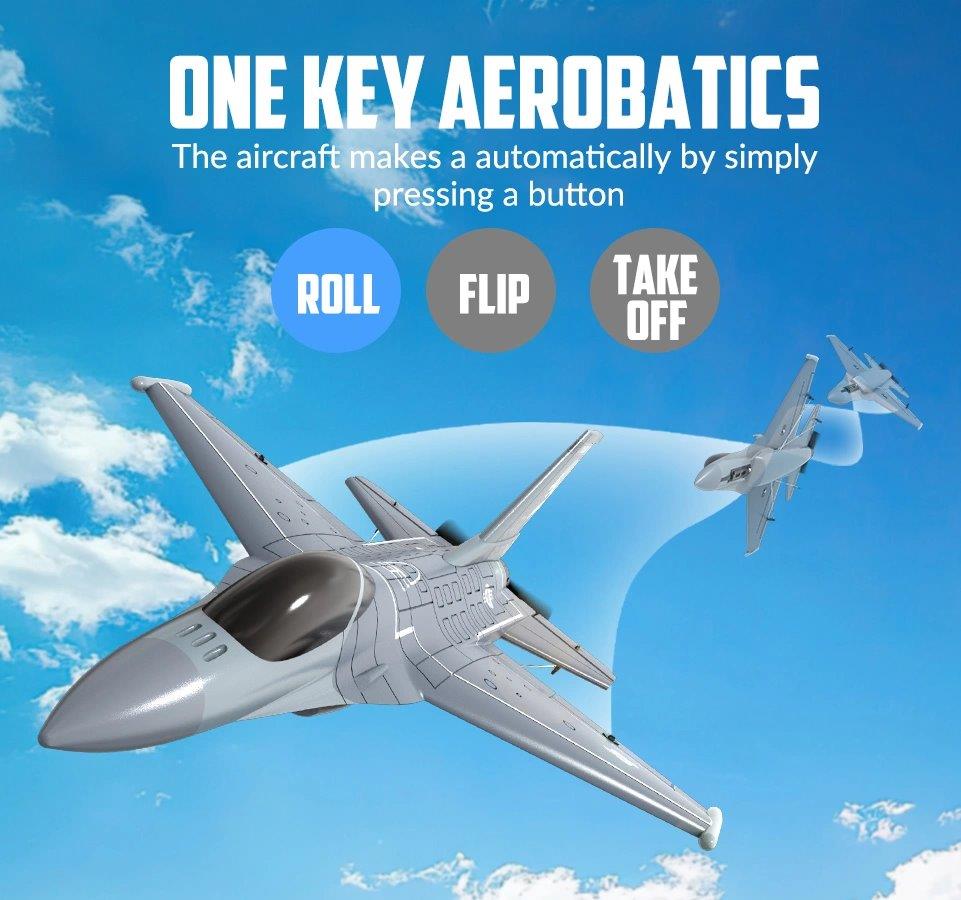 VolantexRC F16 Fighting Falcon Gyro 4-Kanals 340mm RTF - 13