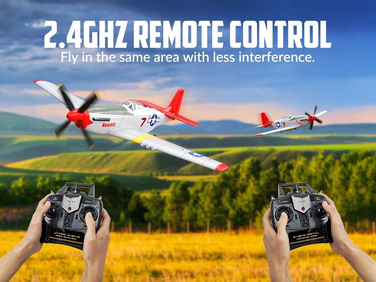 VolantexRC P51D Mustang Gyro 4-Kanals 400mm RTF - 17
