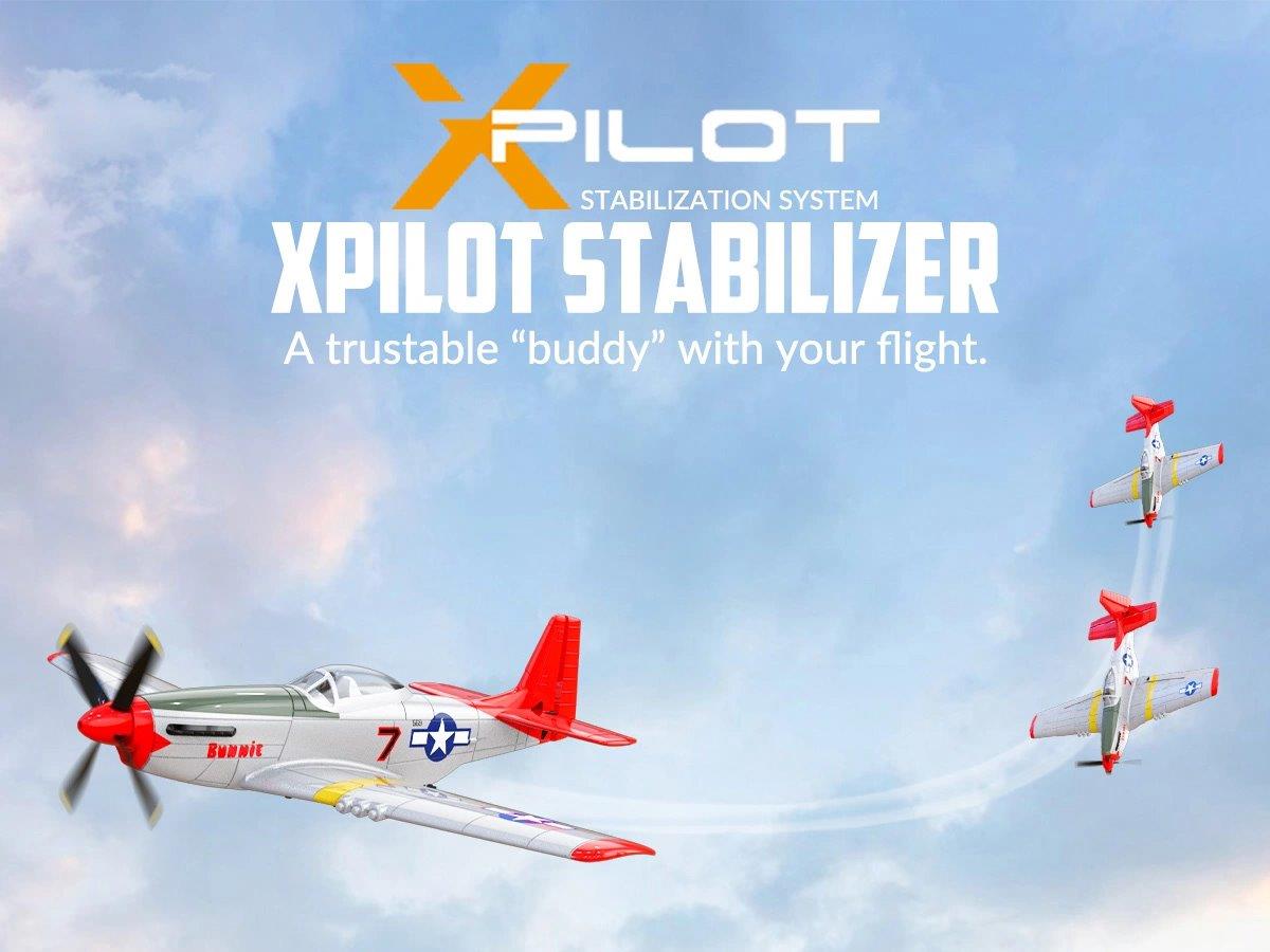 VolantexRC P51D Mustang Gyro 4-Kanals 400mm RTF - 3
