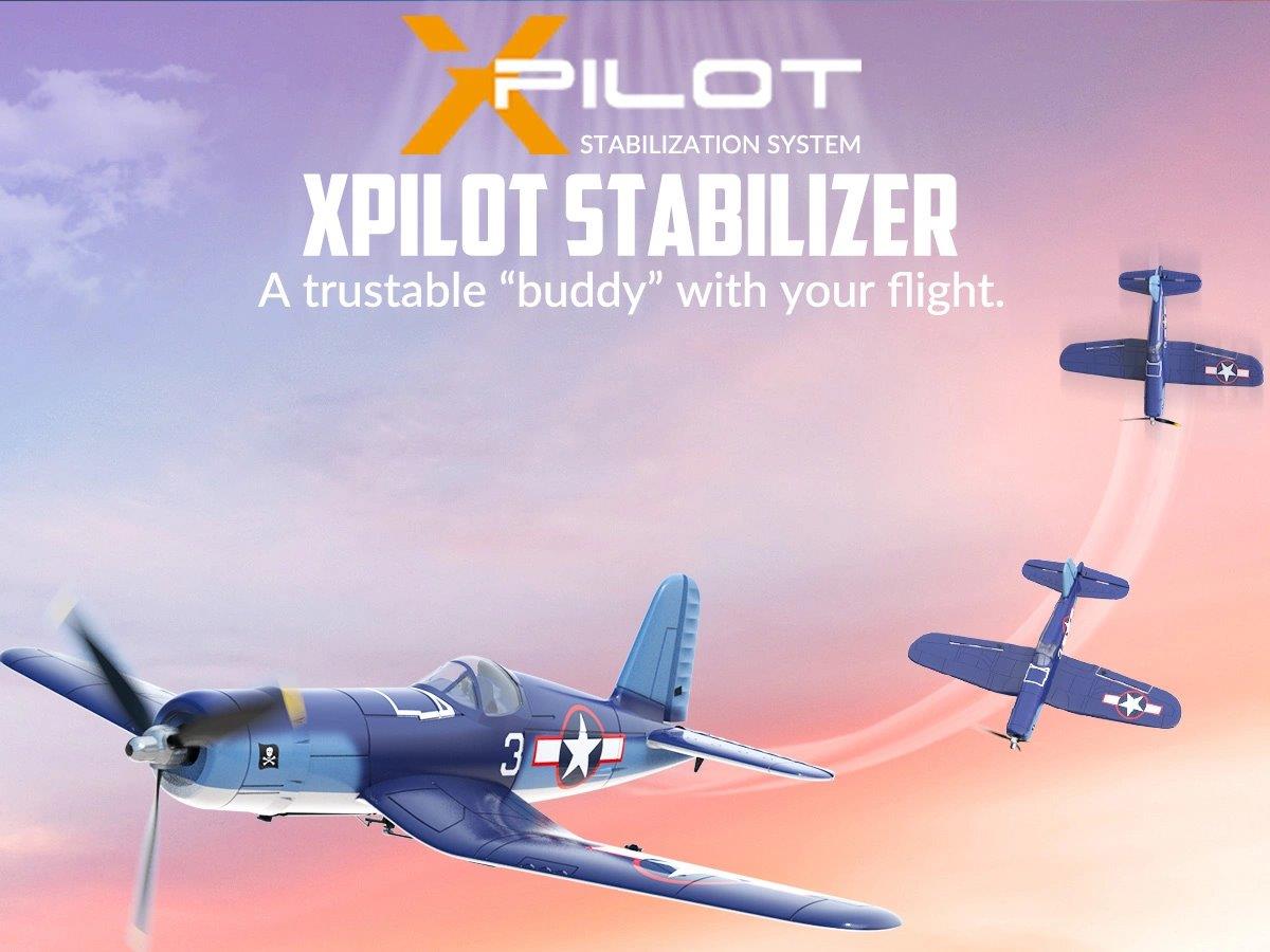 VolantexRC F4U Corsair V2 Gyro 4-Kanals 400mm RTF - 3