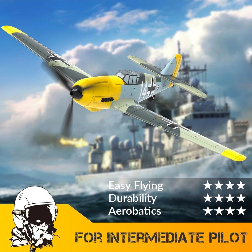 VolantexRC BF109 E Gyro 4-Kanals 400mm RTF - 3