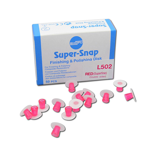  Super-Snap Red Super Fine 50pcs