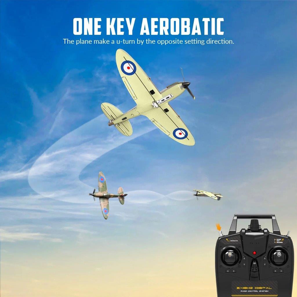 VolantexRC Spitfire Gyro 4-Kanals 400mm RTF - 13