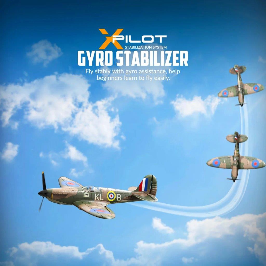VolantexRC Spitfire Gyro 4-Kanals 400mm RTF - 14