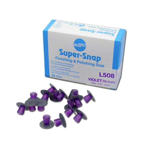 Super-Snap Lila Medium 50st