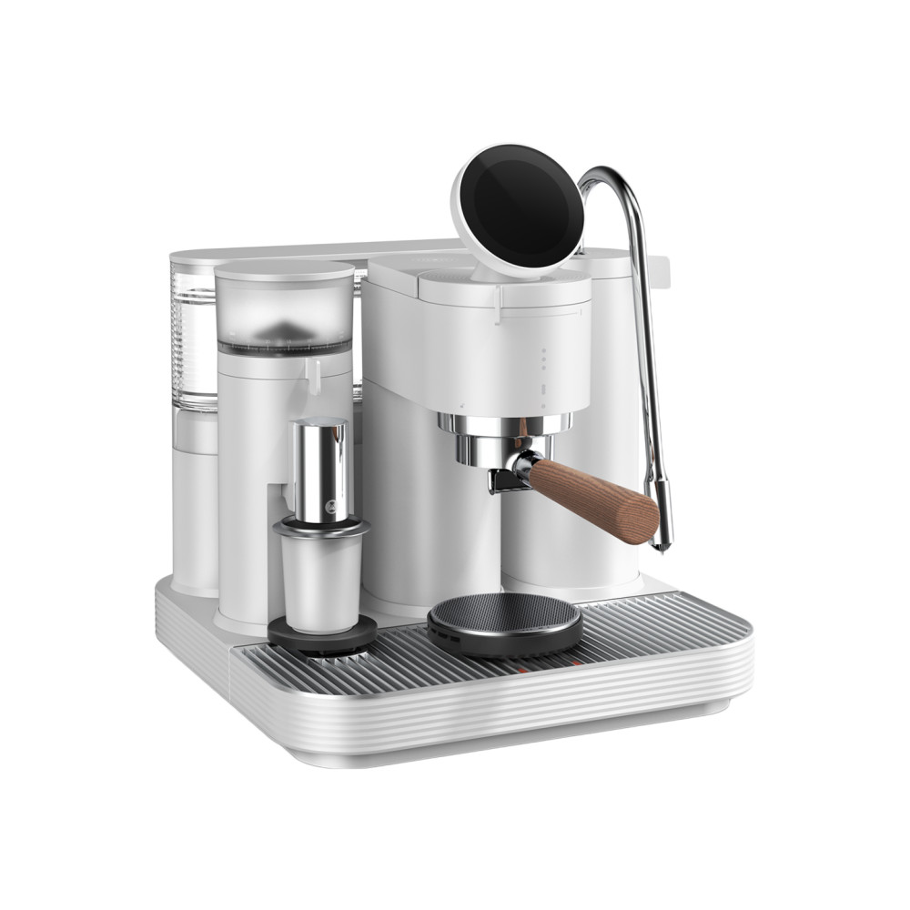 Meraki - Espresso Machine Dual Boiler med inbyggd kvalitetskvarn - VIT - 8