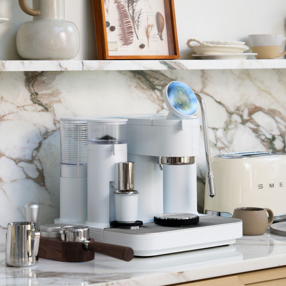 Meraki - Espresso Machine Dual Boiler med inbyggd kvalitetskvarn - VIT - 3
