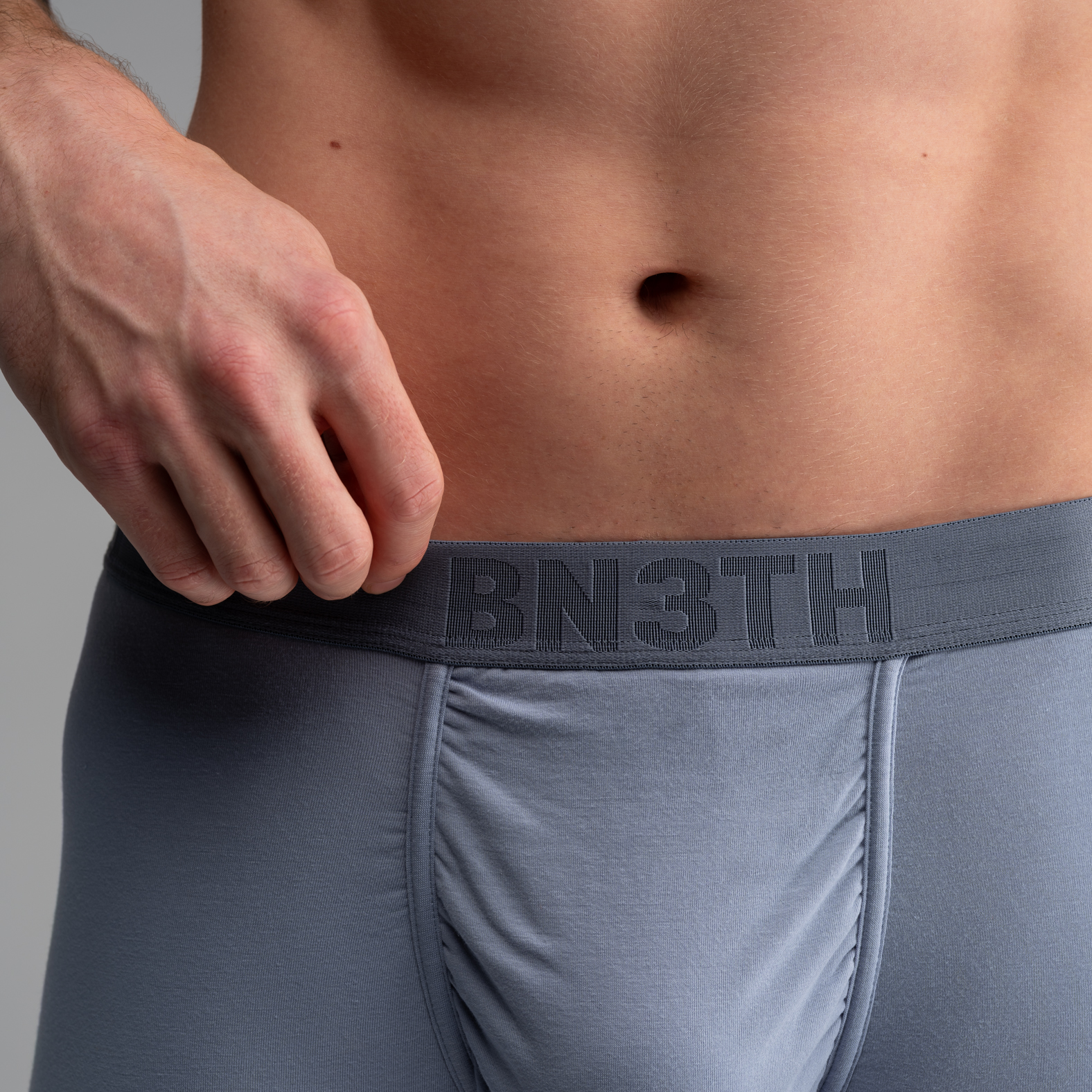 CLASSIC ESSENTIALS BOXER BRIEF SOLID - DUSTY/HEATHER GREY/MIDNIGHT 3 PACK - 6