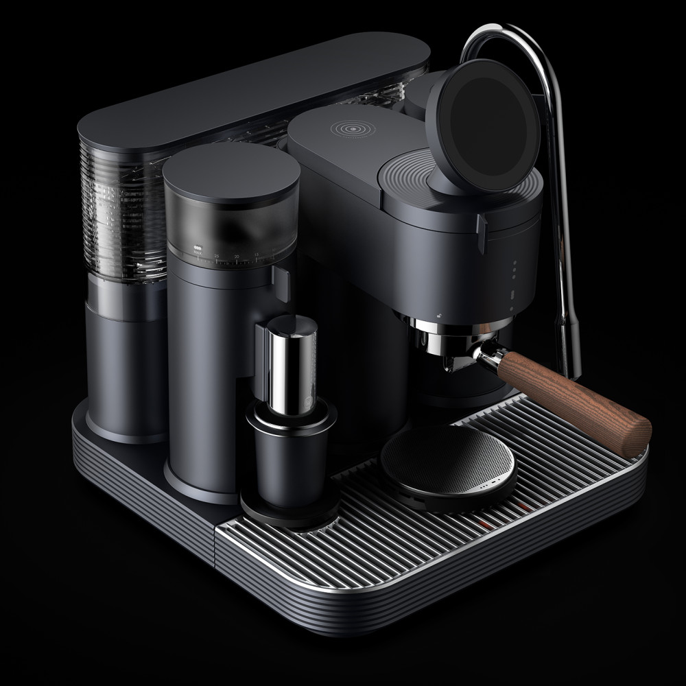 Meraki - Espresso Machine Dual Boiler med inbyggd kvalitetskvarn - SVART - 8