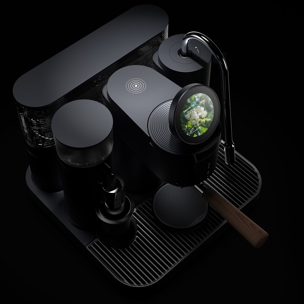 Meraki - Espresso Machine Dual Boiler med inbyggd kvalitetskvarn - SVART - 13