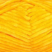 Softy Sammetsgarn 50g Gul 0014
