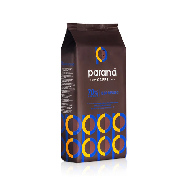 Caffè Paranà - 70% Espresso - Mörkrostade hela espressobönor - 1000g