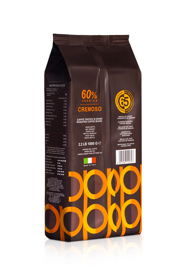 Caffè Paranà - 60% Cremoso - Mörkrostade hela espressobönor - 1000g - 3