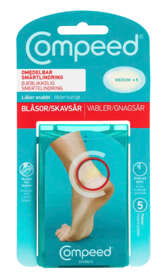 Compeed Plåster Medium – Skavsårsplåster 5-pack