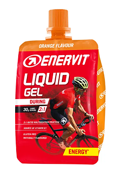 Enervit Liquid Gel Apelsin – Energi Gel för Träning