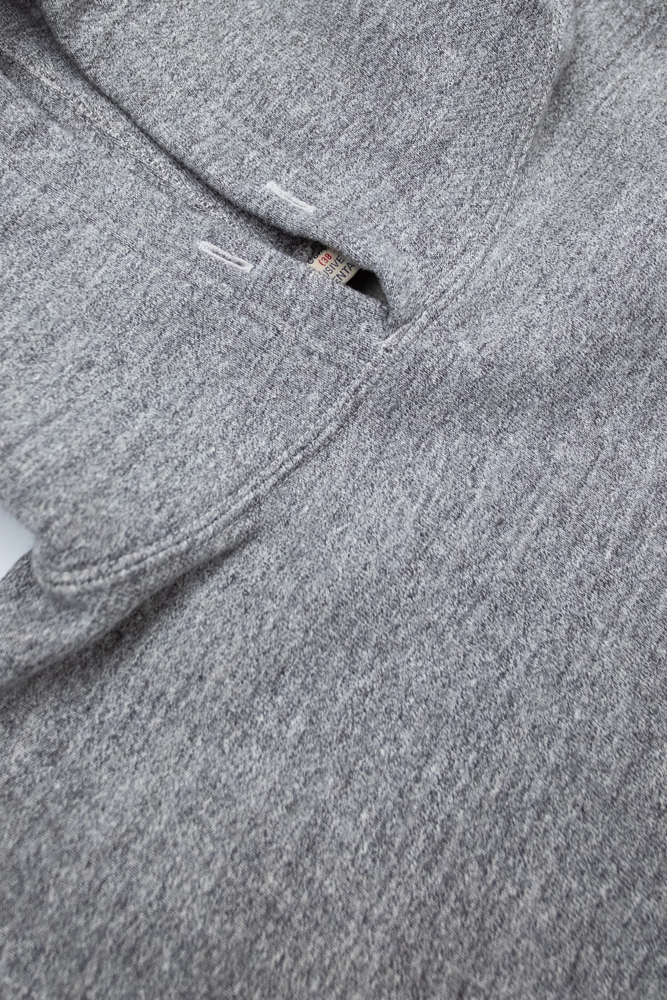 Buzz Rickson’s - Loopwheeler Hooded Sweat Parka Heather Grey - 7