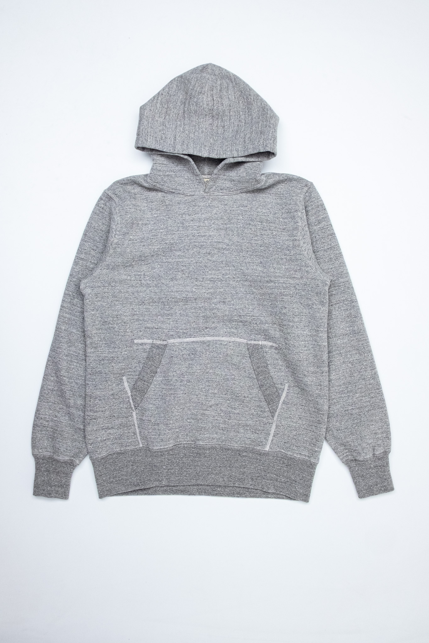 Buzz Rickson’s - Loopwheeler Hooded Sweat Parka Heather Grey - 2