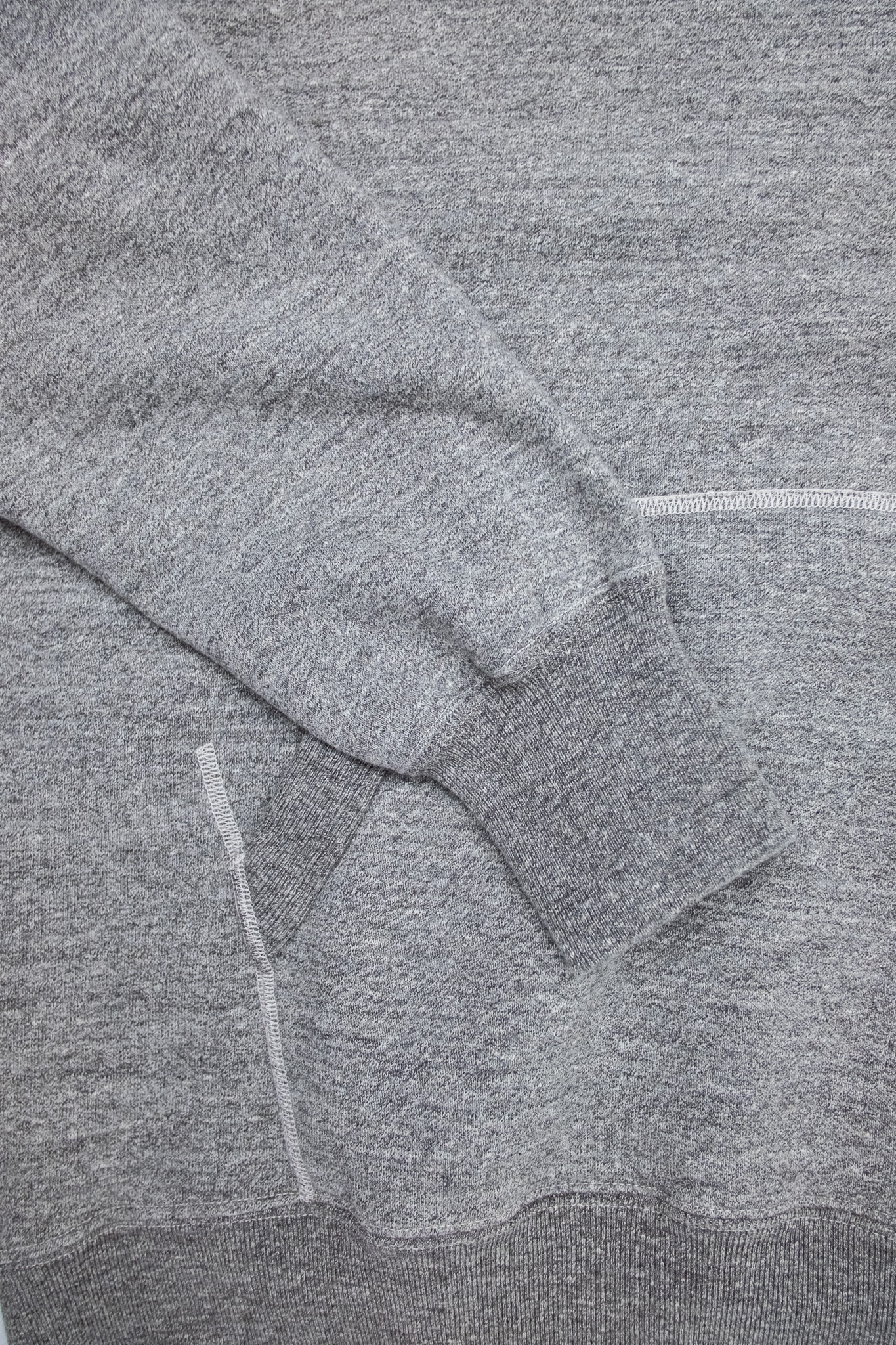 Buzz Rickson’s - Loopwheeler Hooded Sweat Parka Heather Grey - 5