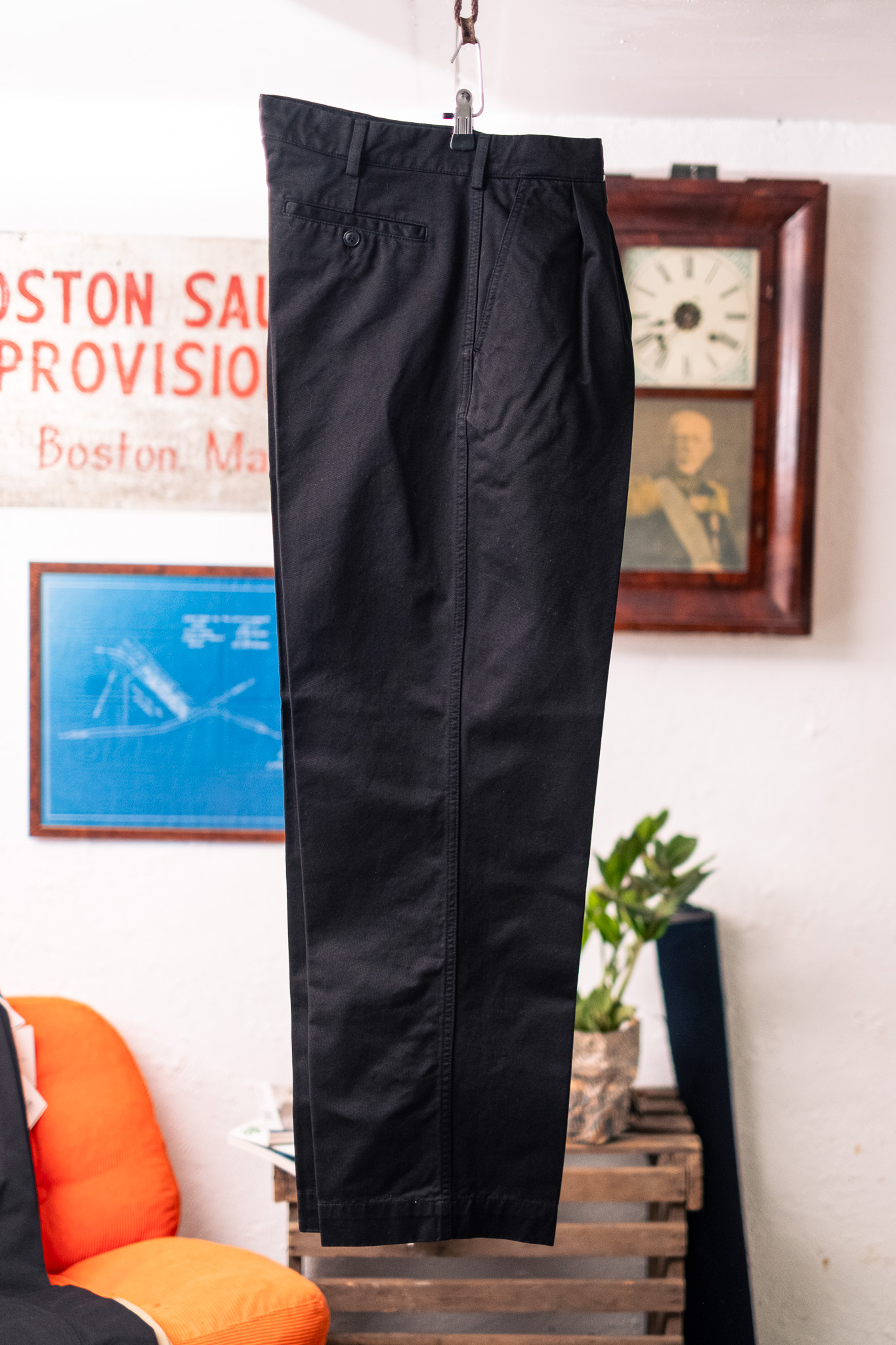 Knickerbocker - Canal Pleated Twillform Pant Black