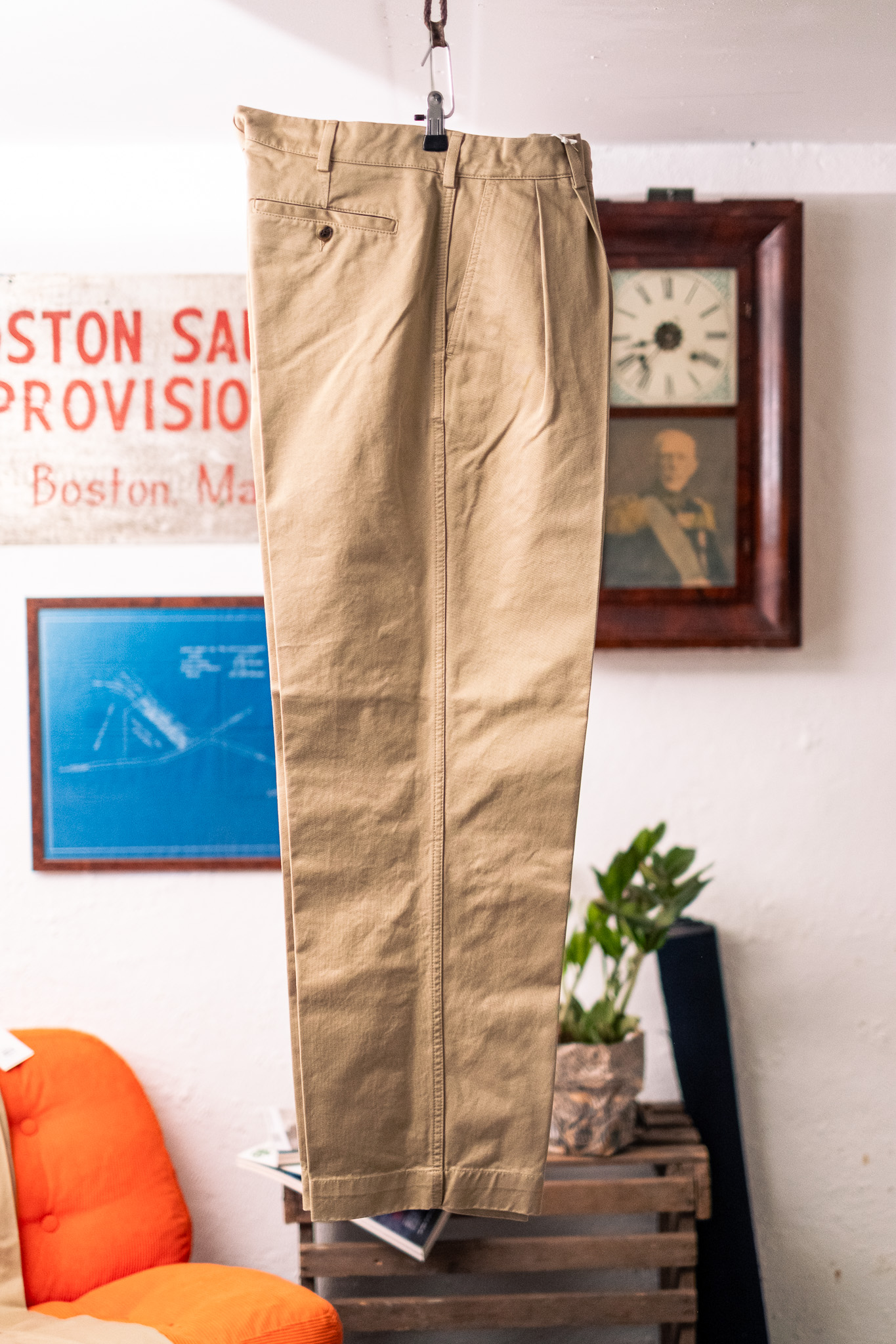 Knickerbocker - Canal Pleated Twillform Pant Khaki