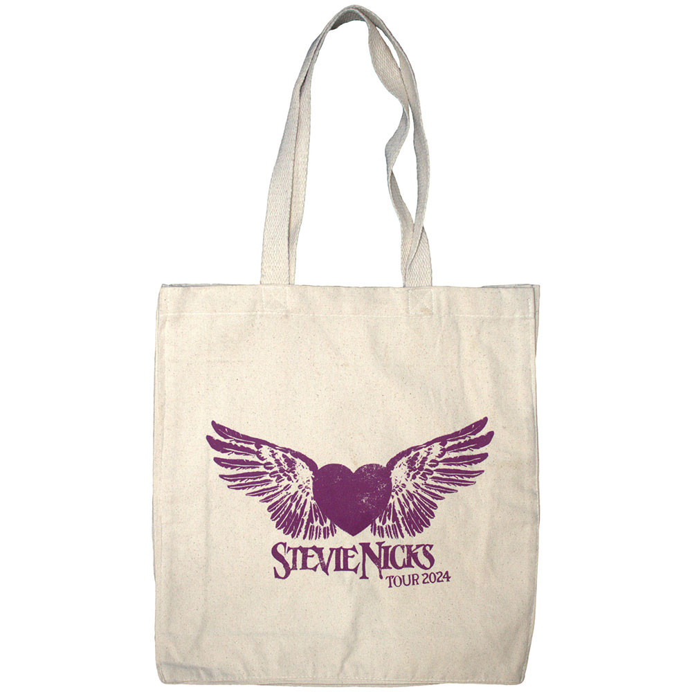 Stevie Nicks Cotton Tote Bag: Tour '24 Logo (Natural) (Ex-Tour)