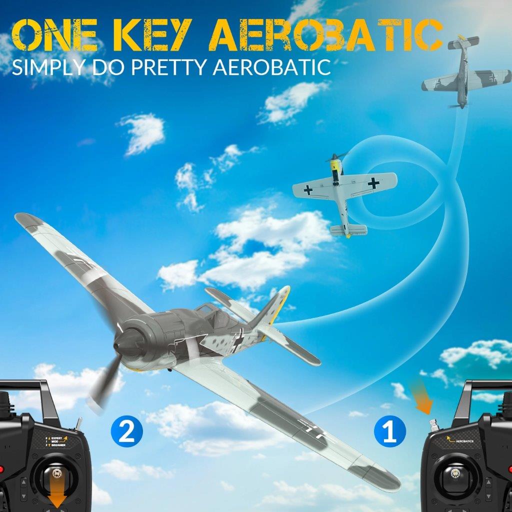 VolantexRC FW190 Gyro 4-Kanals 400mm RTF - 10