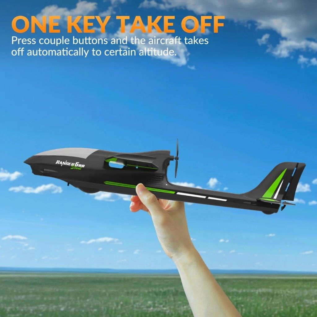 VolantexRC Ranger 600 Gyro 4-Kanals 600mm RTF Svart - 3