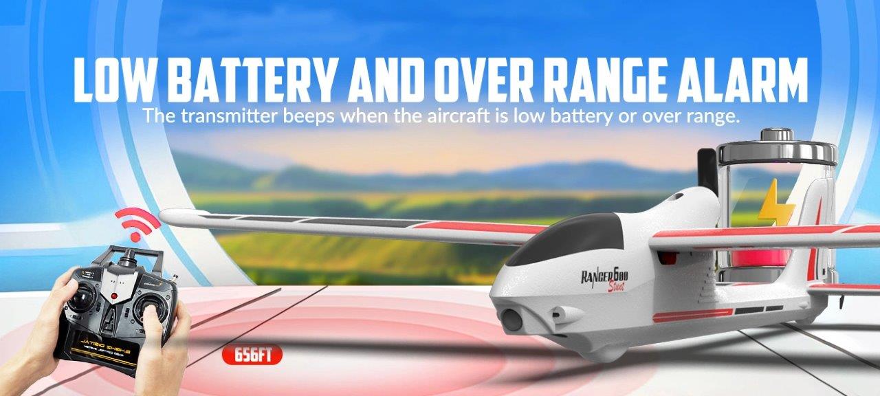 VolantexRC Ranger 600 Gyro 4-Kanals 600mm RTF Vit - 10