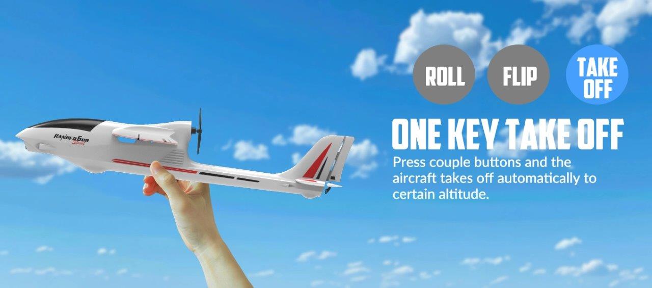 VolantexRC Ranger 600 Gyro 4-Kanals 600mm RTF Vit - 9