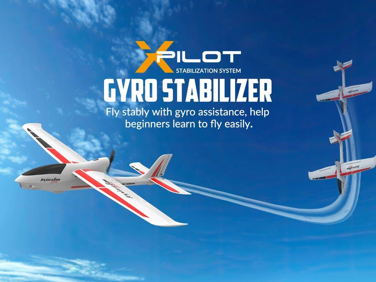 VolantexRC Ranger 600 Gyro 4-Kanals 600mm RTF Vit - 12