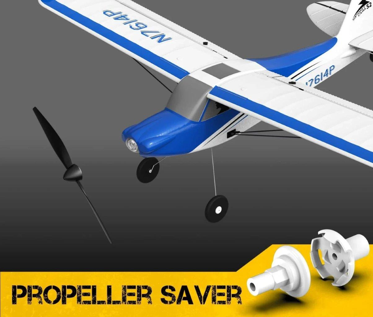 VolantexRC Sport Cub 500 Gyro 4-Kanals 500mm RTF Blå - 6