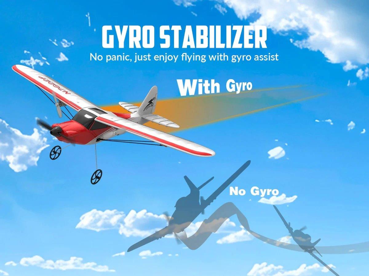 VolantexRC Sport Cub 500 Gyro 4-Kanals 500mm RTF Röd - 5