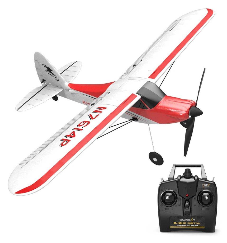VolantexRC Sport Cub 500 Gyro 4-Kanals 500mm RTF Röd - 2