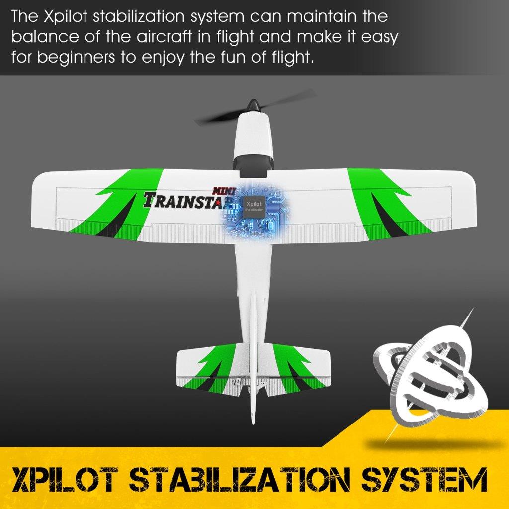 VolantexRC Trainstar Mini Gyro 3-Kanals 400mm RTF Grön - 10