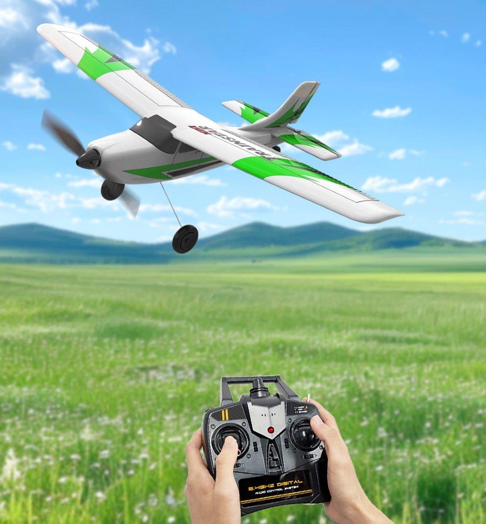 VolantexRC Trainstar Mini Gyro 3-Kanals 400mm RTF Grön - 6