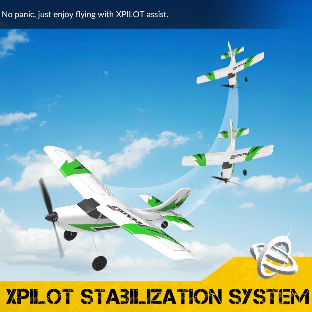 VolantexRC Trainstar Mini Gyro 3-Kanals 400mm RTF Grön - 9