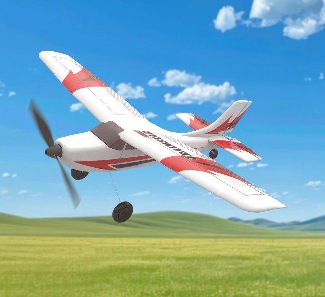 VolantexRC Trainstar Mini Gyro 3-Kanals 400mm RTF Röd - 14