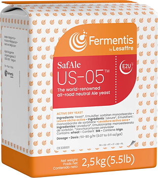 Fermentis SafAle US-05, 2,5 kg