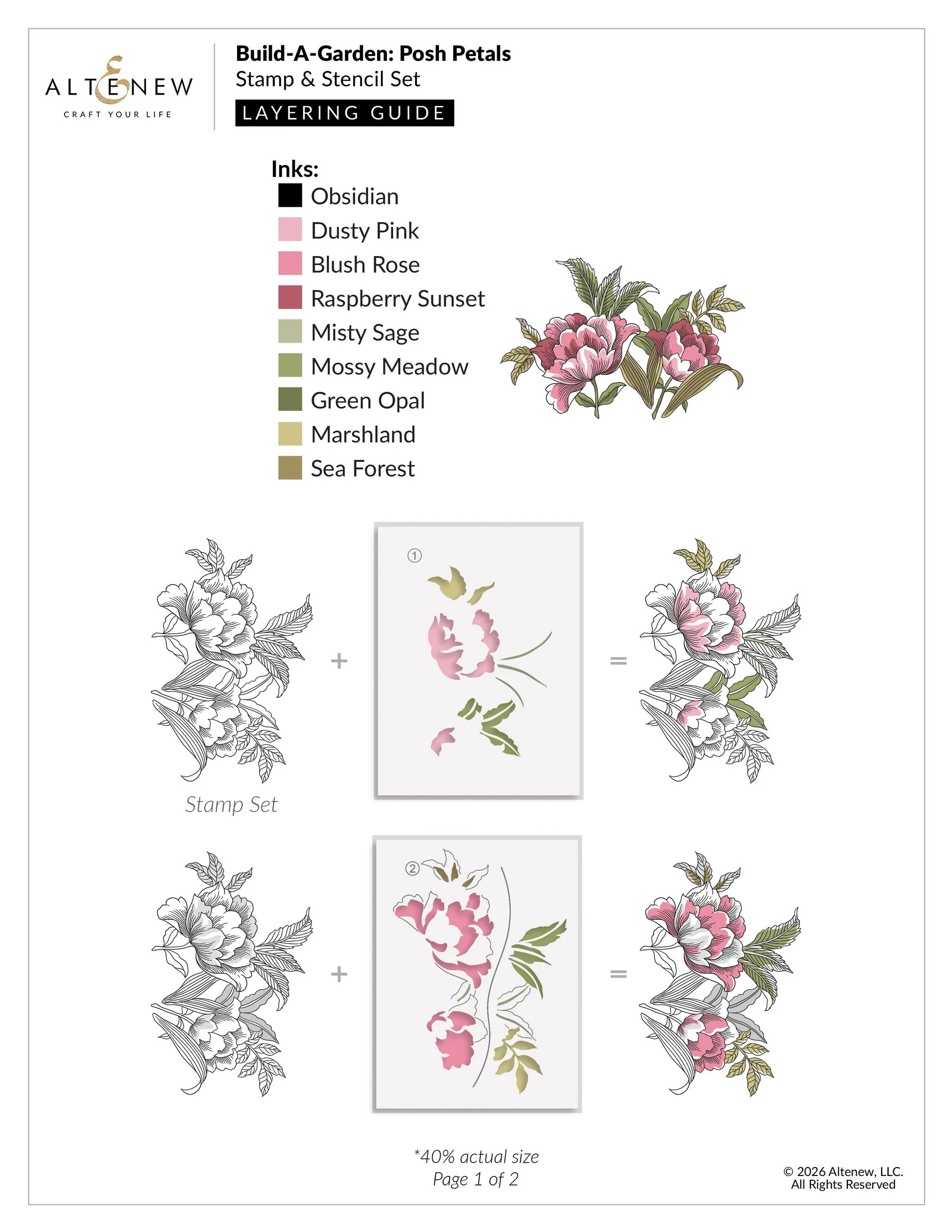 ALTENEW -Build-A-Garden: Posh Petals - 12