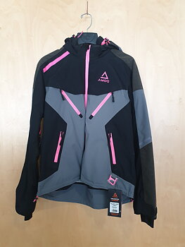 Amoq Orbit Jacka Dam Svart/Grå/Rosa