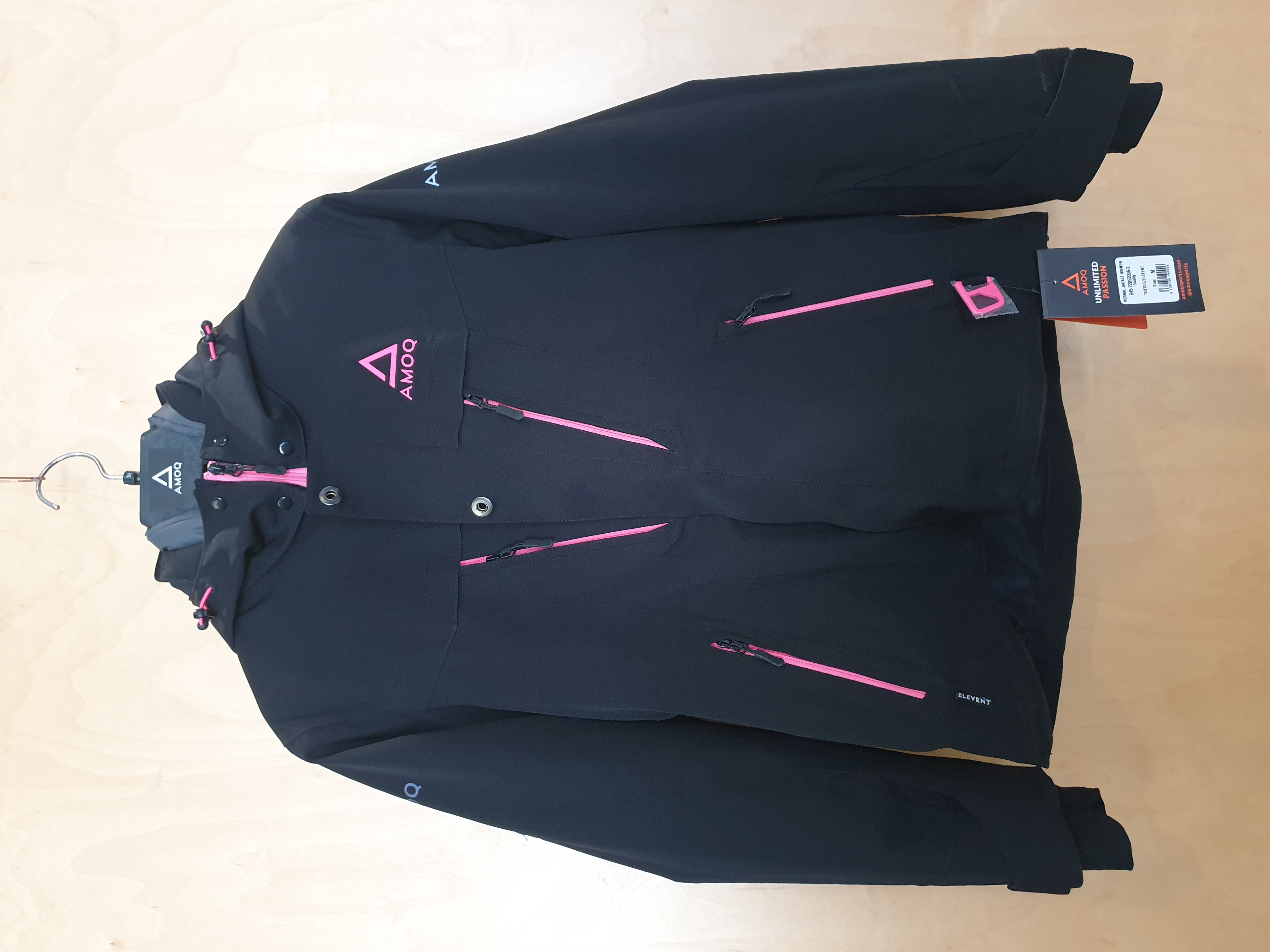 Amoq Vernal Jacka Dam Svart/Rosa