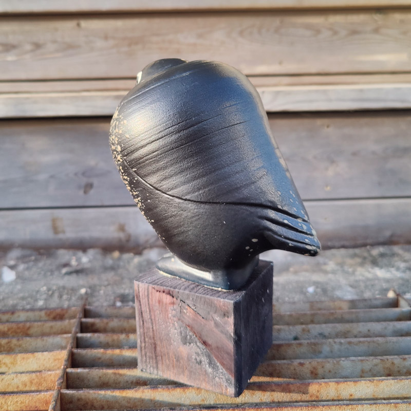 Fågel Fenix Ossian svart av Lisa Larson - 3